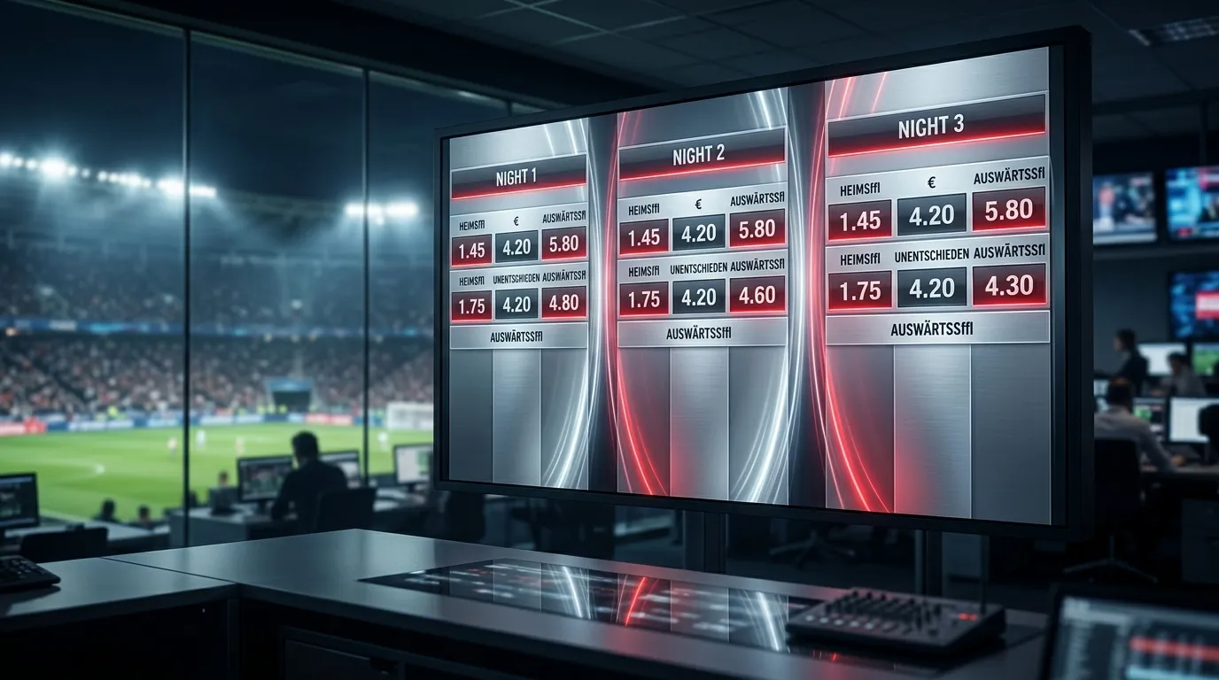 Wettquoten-Tafel mit den drei WM-Sechzehntelfinal-Spielen vom 2. Juli 2026 in Schweizer Franken